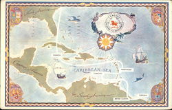 Map of Caribbean Sea Map of Caribbean Sea