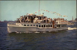 Cruise Boat "Shearwater" Long Beach, CA Postcard Postcard Postcard