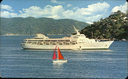 Principe Italia Passengers Ship Acapulco, Mexico Postcard Postcard Postcard