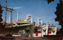 U.S. Naval Base- SHips of Philadelphia Group, Atlantic Reserve Fleet Pennsylvania Postcard Postcard Postcard