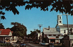 Cape Cod Main Street Chatham, MA Postcard Postcard Postcard