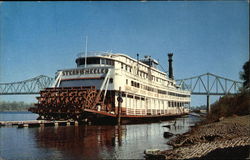 Sternwheeler on the River Owensboro, KY Postcard Postcard Postcard