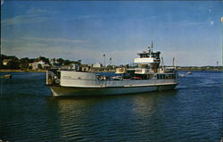 The Ferry "Everett Libby" arriving in Rockland Harbor Postcard