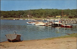 View of the Town Dock East Hampton, NY Postcard Postcard Postcard