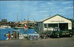 Hyannis Small Boat Marina Massachusetts Postcard Postcard Postcard