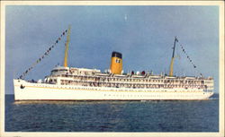 SS Florida - Fully Air Conditioned - P&O Steamship Company Postcard