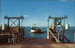 Greenport Shelter Island Ferry Ferries Postcard Postcard Postcard