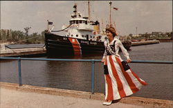 Miss U.S. Coast Guard Postcard