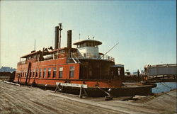 Ferry "Major General Wm. H. Hart", South Street Seaport Museum Postcard