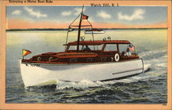 Enjoying a Motor Boat Ride Enjoying a Motor Boat Ride
