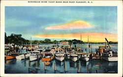 Manasquan River Yacht Basin Point Pleasant, NJ Postcard Postcard Postcard