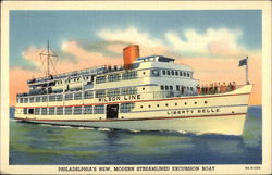 Philadelphia's New, Modern Streamlined Excursion Boat Philadelphia's New, Modern Streamlined Excursion Boat