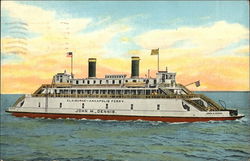 Claiborne-Annapolis Ferry, John M. Dennis Postcard