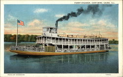 Ferry Steamer, Cary Bird Postcard