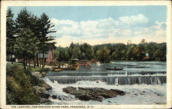 The Landing, Contoocook River Park Penacook, NH Postcard Postcard Postcard