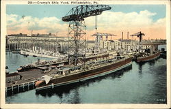 Cramp's Ship Yard Philadelphia, PA Postcard Postcard Postcard