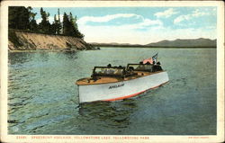 Speedboat Adelaide, Yellowstone Lake Yellowstone National Park, WY Postcard Postcard Postcard