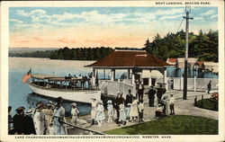 Lake Chargoggagoggmanchauggagoggchaubunagungamaugg Webster, MA Postcard Postcard Postcard