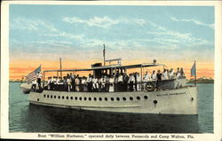 "William Harbeson" - Camp Walton Pensacola, FL Boats, Ships Postcard Postcard Postcard