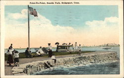 Point-No-Point, Seaside Park Bridgeport, CT Postcard Postcard Postcard