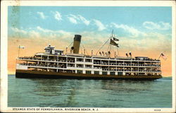 Steamer State of Pennsylvania Riverview Beach, NJ Postcard Postcard Postcard