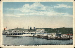 The Mandalay Landing at Atlantic Highlands, N.J. Postcard