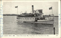 Casco Bay, ME Postcard