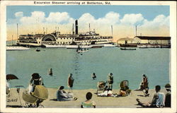 Excursion Steamer arriving at Betterton, MD Postcard