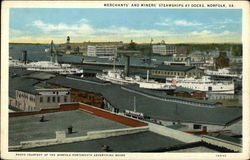 Merchants' and Miners' Steamships at Docks Merchants' and Miners' Steamships at Docks