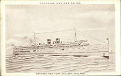 Colonial Navigation Co. Postcard