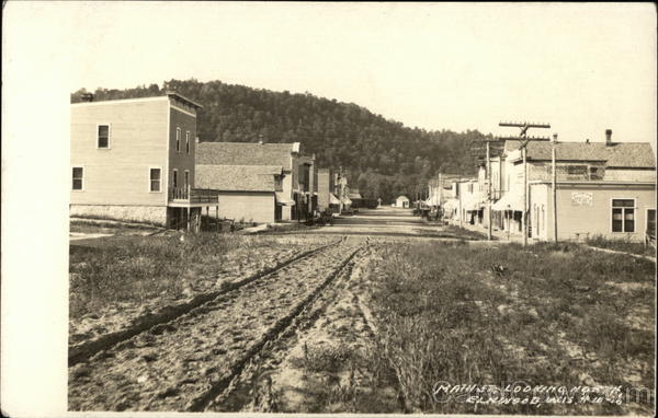 Main Street, looking North Elmwood Wisconsin