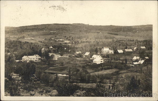 View of Small Town in Valley New Ipswich New Hampshire