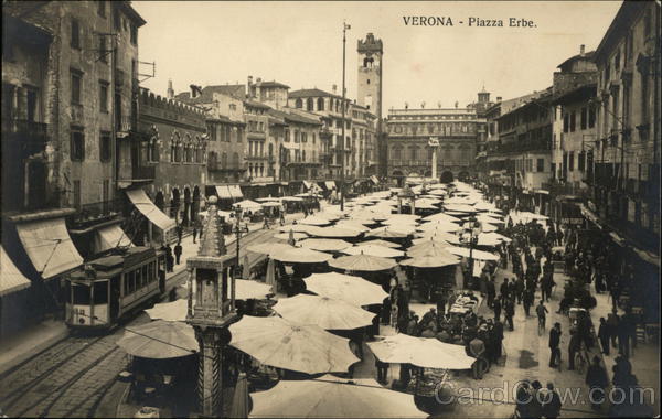 Piazza Erbe Verona Italy