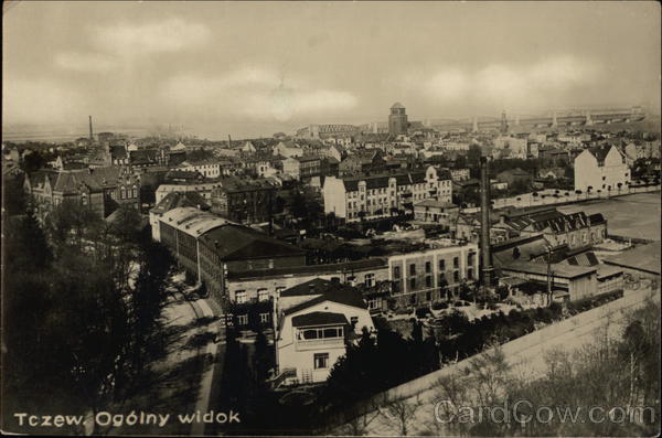 View of City Tczew Poland Eastern Europe