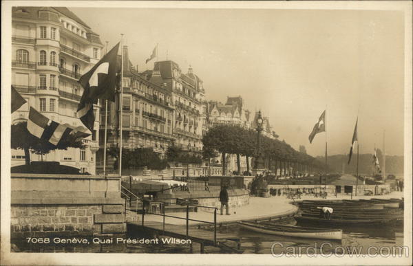 Quai President Wilson Geneva Switzerland