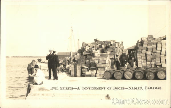 Evil Spirits - A Consignment of Booze Nassau Bahamas