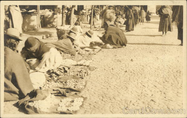 Bolivians Selling on Street