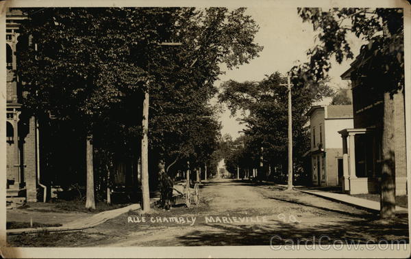 Rue Chambly Marieville QC Canada Quebec