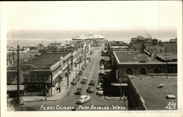 Ferry Chinook Port Angeles Washington
