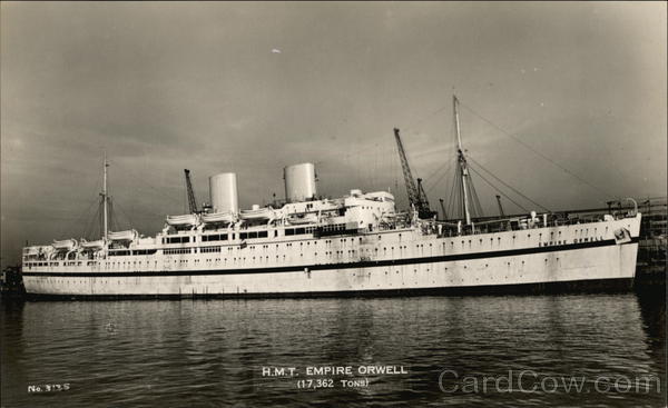 H.M.T. Empire Orwell Steamers