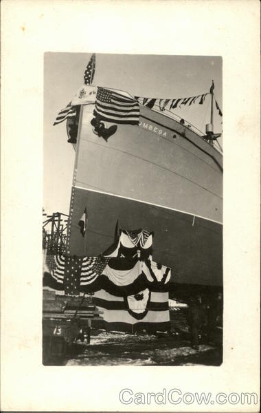 Launching of the Norumbega Steamers