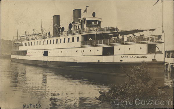 Steamer Lord Baltimore Delaware Steamers