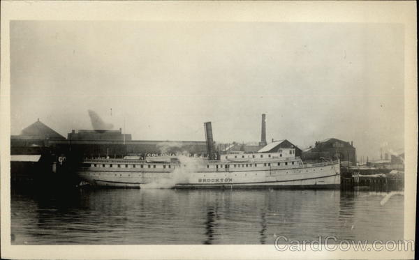 Steamer Brockton, Colonial Nav. Co. Steamers