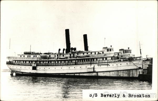 S/S Beverly & Brockton, Colonial Line Steamers