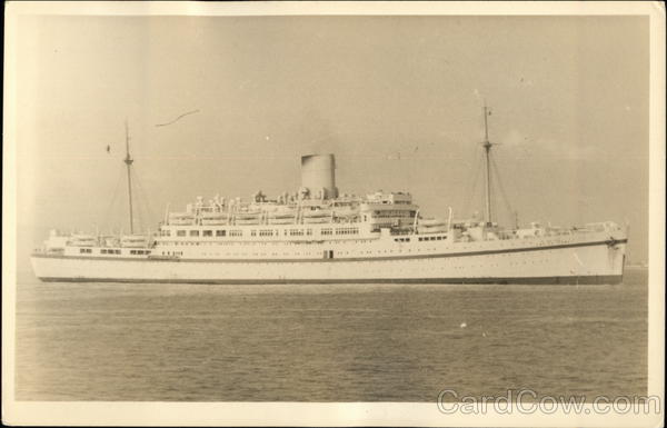 Steamer on the Ocean Steamers
