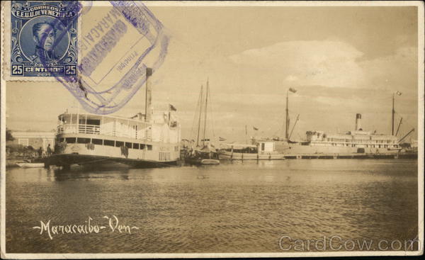 Boats at Dock Maracaibo Venezuela South America