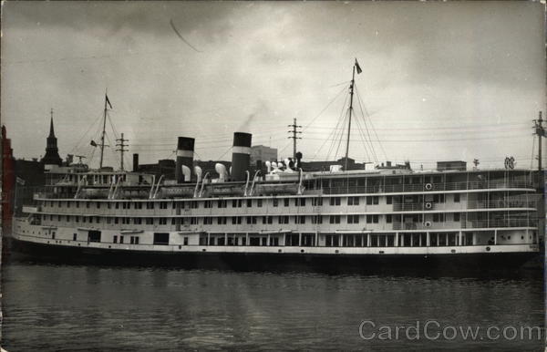 Steamer Taddussac, Canada SS Lines Steamers