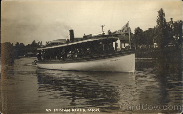 Steamer Buckeye Belle Indian River Michigan