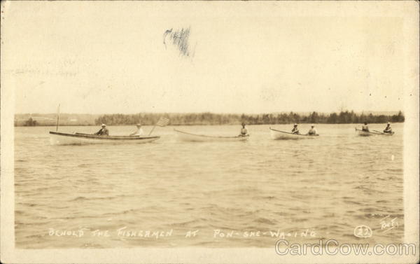 Fishing Boats Ponshewaing Michigan