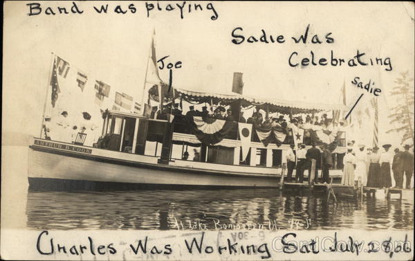 Partying on the Arthur B. Cook Steamers